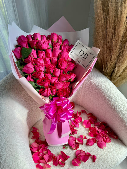 Pink Roses Bouquet