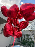 18” Heart Foil Balloon ( Helium filled)