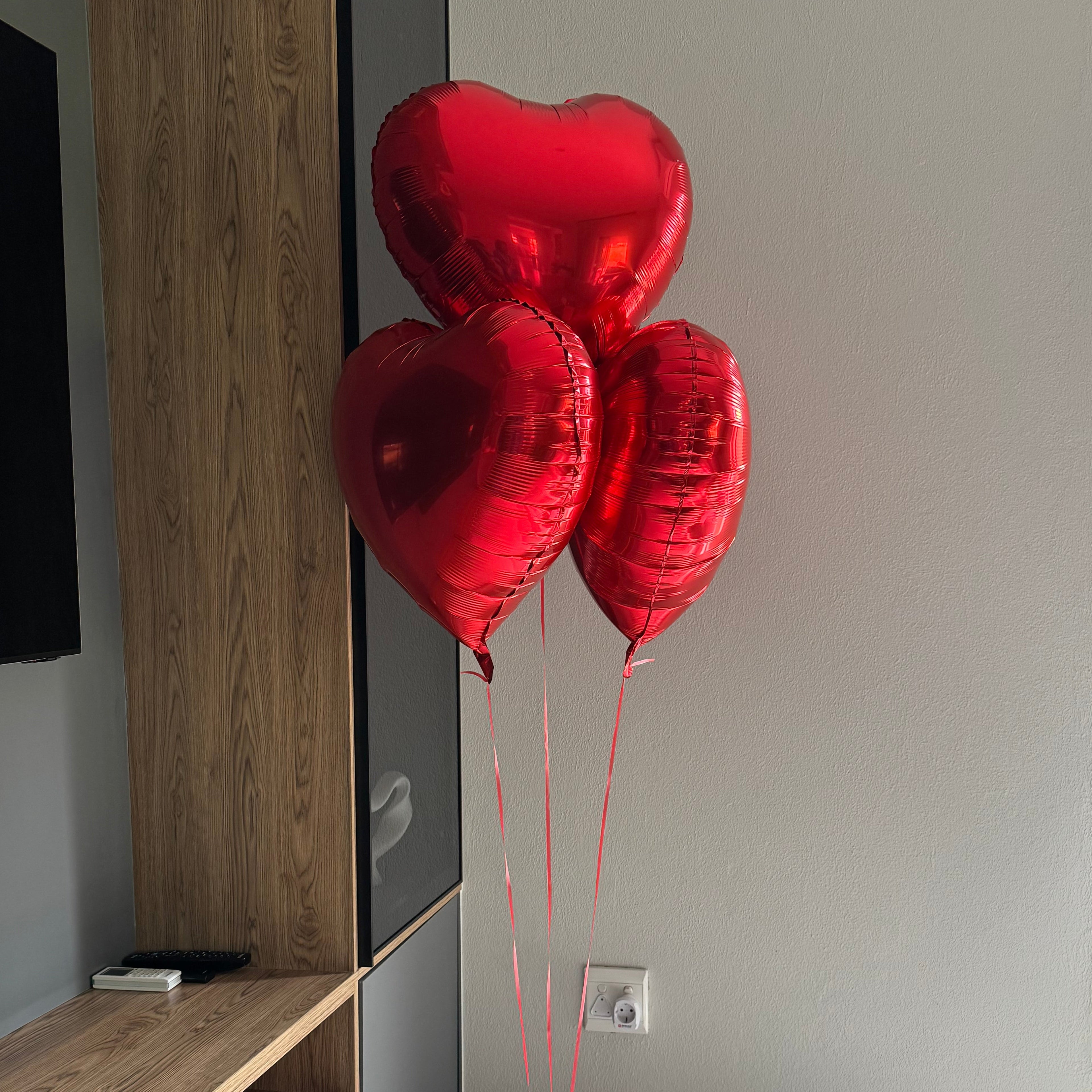 24” Heart Foil Balloon (Helium Filled)
