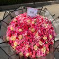 Pink and Cream Rose bouquet
